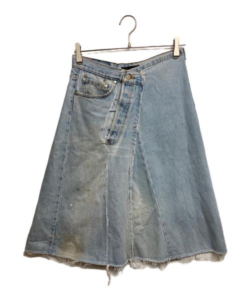 QUIITO（キイト）QUIITO (キイト) 再構築 デニムスカート インディゴ サイズ:38の古着・服飾アイテム