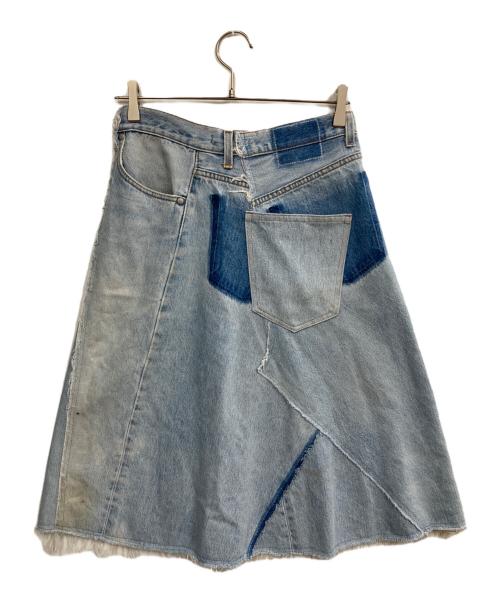 QUIITO（キイト）QUIITO (キイト) 再構築 デニムスカート インディゴ サイズ:38の古着・服飾アイテム