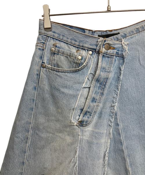 QUIITO（キイト）QUIITO (キイト) 再構築 デニムスカート インディゴ サイズ:38の古着・服飾アイテム