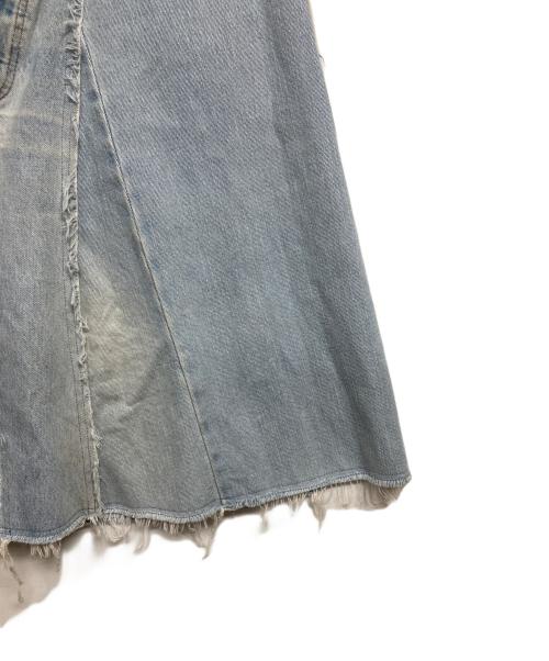 QUIITO（キイト）QUIITO (キイト) 再構築 デニムスカート インディゴ サイズ:38の古着・服飾アイテム
