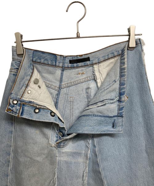 QUIITO（キイト）QUIITO (キイト) 再構築 デニムスカート インディゴ サイズ:38の古着・服飾アイテム
