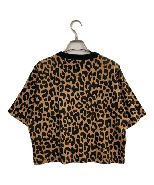 COACH（コーチ）COACH (コーチ) レオパード カーシヴ シグネチャー クロップド Tシャツ ブラウン サイズ:XSの古着・服飾アイテム