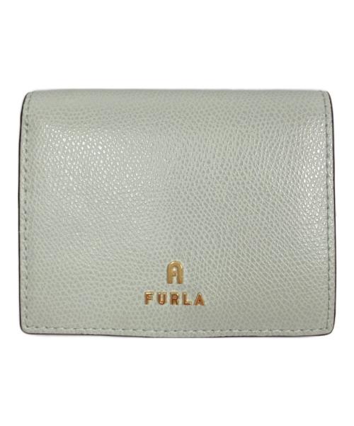 FURLA（フルラ）FURLA (フルラ) 2つ折り財布 スカイブルーの古着・服飾アイテム