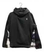 RUSSELUNOラッセルノ）の古着「MASK HOODIE」｜ブラック