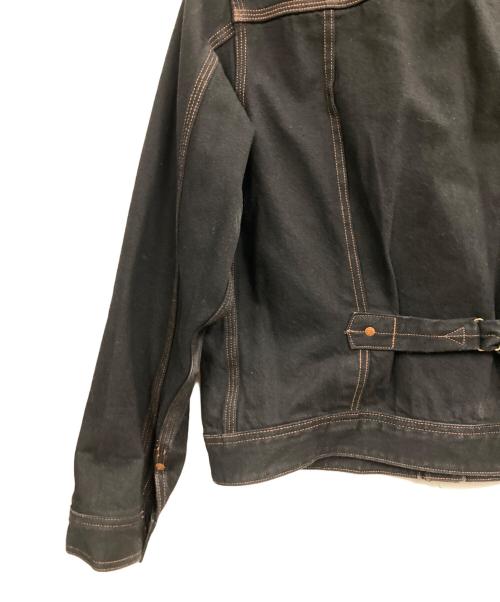 LEE（リー）LEE (リー) nano・universe (ナノ・ユニバース) 別注 COW BOY JACKET ブラック サイズ:Mの古着・服飾アイテム