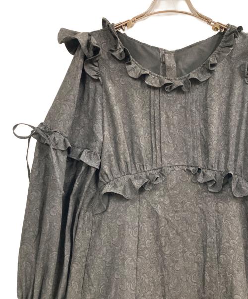ritsu（リツ）ritsu (リツ) Ash frill midi dress ブラック サイズ:FREEの古着・服飾アイテム