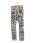 FOCUS JEANS (フォーカスジーンズ) フリンジデニムパンツ ブルー×ホワイト サイズ:W29：5000円
