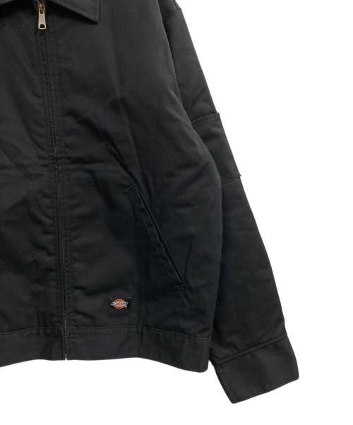 Dickies（ディッキーズ）Dickies (ディッキーズ) 中綿キルティングジップアップワークジャケット ブラック サイズ:Mの古着・服飾アイテム