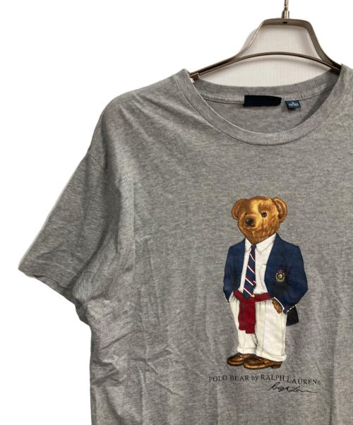 POLO RALPH LAUREN（ポロ・ラルフローレン）POLO RALPH LAUREN (ポロ・ラルフローレン) ポロベアプリントTシャツ グレー サイズ:Sの古着・服飾アイテム