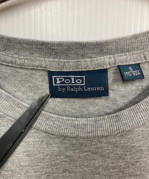POLO RALPH LAUREN（ポロ・ラルフローレン）POLO RALPH LAUREN (ポロ・ラルフローレン) ポロベアプリントTシャツ グレー サイズ:Sの古着・服飾アイテム
