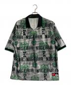 NIKEナイキ）の古着「M NFF DF ENERGY TOP SS」｜ホワイト×グリーン
