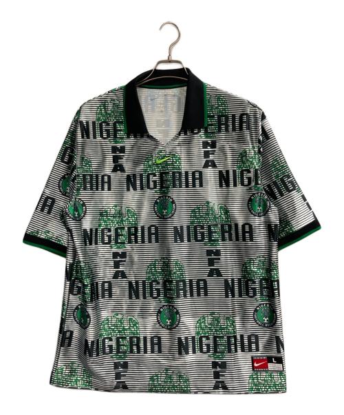 NIKE（ナイキ）NIKE (ナイキ) M NFF DF ENERGY TOP SS ホワイト×グリーン サイズ:L 未使用品の古着・服飾アイテム