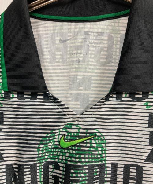 NIKE（ナイキ）NIKE (ナイキ) M NFF DF ENERGY TOP SS ホワイト×グリーン サイズ:L 未使用品の古着・服飾アイテム