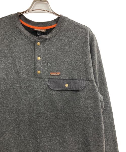 Patagonia（パタゴニア）Patagonia (パタゴニア) ヘンプワークスウェットシャツ グレー サイズ:Lの古着・服飾アイテム
