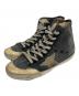FRANCY GOLDEN GOOSE（ファンシー ゴールデン グース）の古着「ハイカットスニーカー」｜ブラック