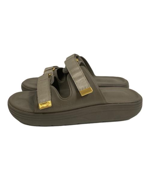 suicoke（スイコック）suicoke (スイコック) DEUXIEME CLASSE (ドゥーズィエム クラス) 別注サンダル グレー サイズ:24.0の古着・服飾アイテム