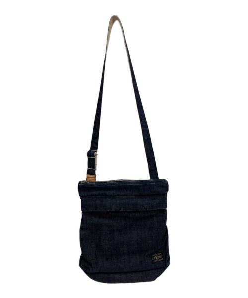 PORTER（ポーター）PORTER (ポーター) JEAN  SHOULDER BAG RIGID インディゴの古着・服飾アイテム
