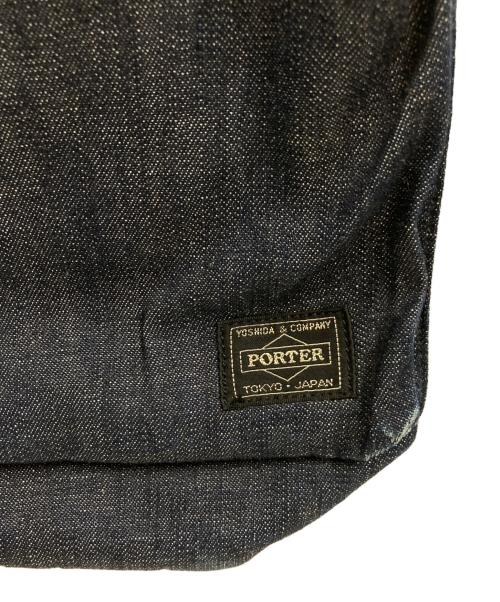 PORTER（ポーター）PORTER (ポーター) JEAN  SHOULDER BAG RIGID インディゴの古着・服飾アイテム