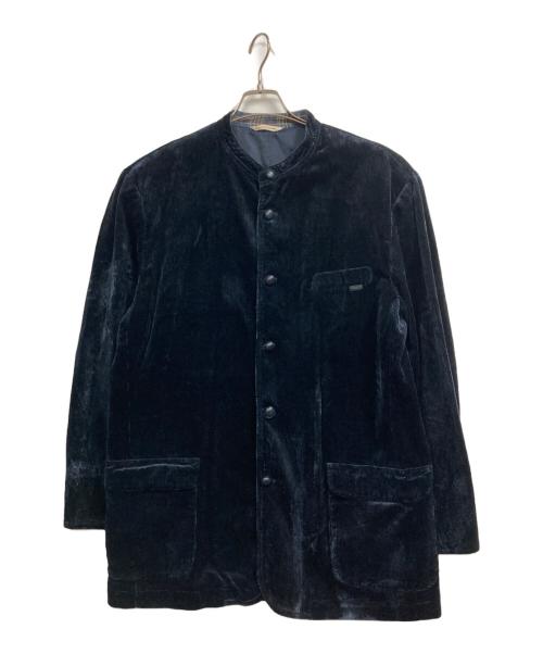 PAPAS（パパス）PAPAS (パパス) コーデュロイマオカラージャケット ネイビー サイズ:Lの古着・服飾アイテム