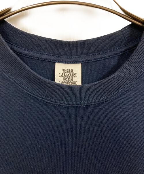 THE BLACK EYE PATCH（ブラックアイパッチ）THE BLACK EYE PATCH (ブラックアイパッチ) 黒眼帯プリントカットソー ネイビー サイズ:Mの古着・服飾アイテム