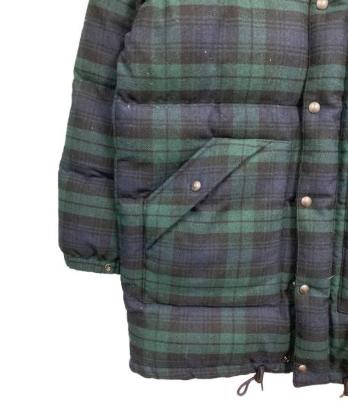 POLO RALPH LAUREN（ポロ・ラルフローレン）POLO RALPH LAUREN (ポロ・ラルフローレン) Boulder Black Watch Down グリーン×ネイビー サイズ:Lの古着・服飾アイテム