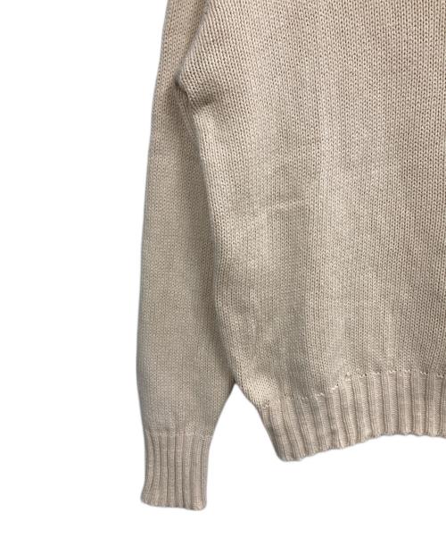 POLO RALPH LAUREN（ポロ・ラルフローレン）POLO RALPH LAUREN (ポロ・ラルフローレン) コットンニット アイボリー サイズ:Mの古着・服飾アイテム