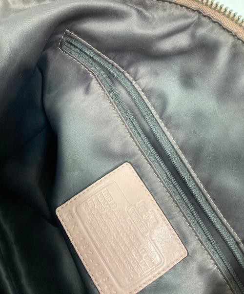 COACH（コーチ）COACH (コーチ) マディソンギャザードレザーリンジーサッチェル ピンクの古着・服飾アイテム