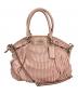 COACH（コーチ）の古着「マディソンギャザードレザーリンジーサッチェル」｜ピンク
