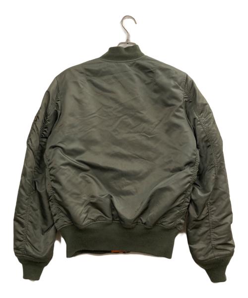 ALPHA（アルファ）ALPHA (アルファ) フライトジャケット グリーン サイズ:Mの古着・服飾アイテム