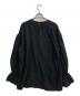 BEARDSLEY (ビアズリー) ギャザーカフスシャツ ブラック サイズ:F：6000円