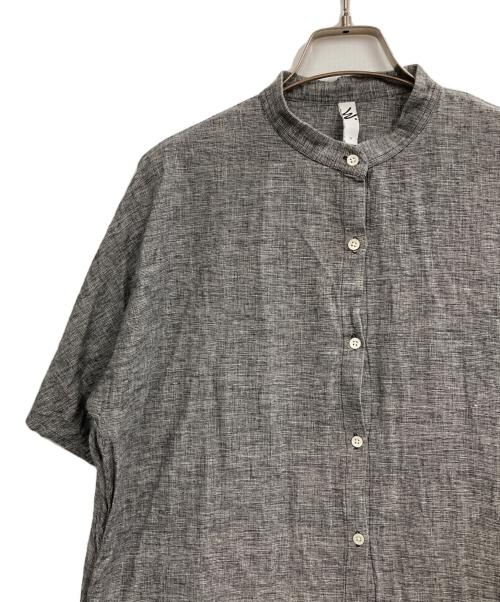 MOTHERHOUSE（マザーハウス）MOTHERHOUSE (マザーハウス) コットンシャツワンピース ブラック サイズ:記載無しの古着・服飾アイテム