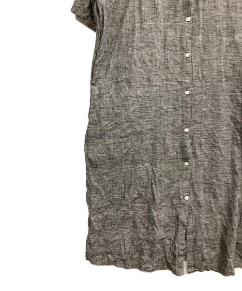 MOTHERHOUSE（マザーハウス）MOTHERHOUSE (マザーハウス) コットンシャツワンピース ブラック サイズ:記載無しの古着・服飾アイテム