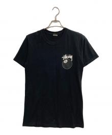 stussy（ステューシー）の古着「8ボールプリントTシャツ」｜ブラック
