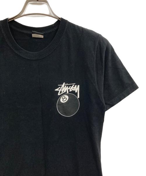 stussy（ステューシー）stussy (ステューシー) 8ボールプリントTシャツ ブラック サイズ:Sの古着・服飾アイテム