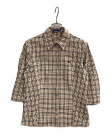 BURBERRY BLUE LABEL（バーバリー ブルー レーベル）の古着「7分袖シャツ」｜ベージュ