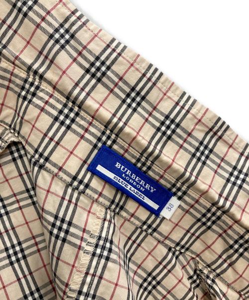 BURBERRY BLUE LABEL（バーバリー ブルー レーベル）BURBERRY BLUE LABEL (バーバリー ブルー レーベル) 7分袖シャツ ベージュ サイズ:Mの古着・服飾アイテム