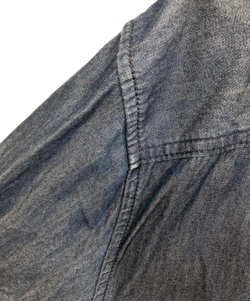 DIESEL（ディーゼル）DIESEL (ディーゼル) デニム切替フーデットジャケット ネイビー サイズ:XXLの古着・服飾アイテム