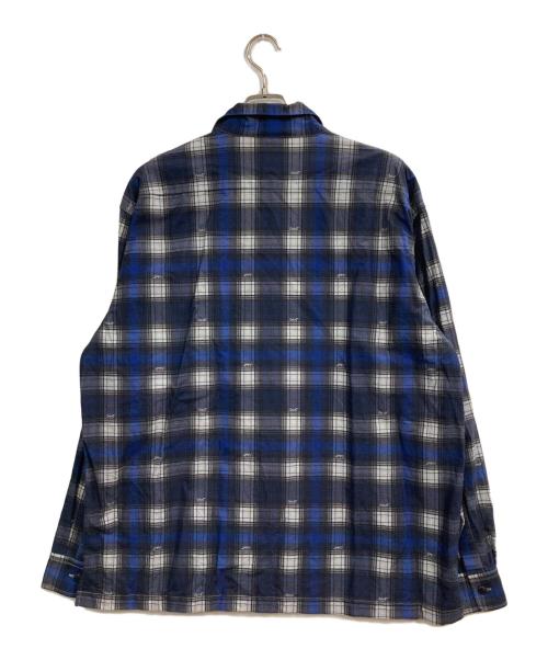 Schott（ショット）Schott (ショット) チェックシャツ ブルー サイズ:2XLの古着・服飾アイテム