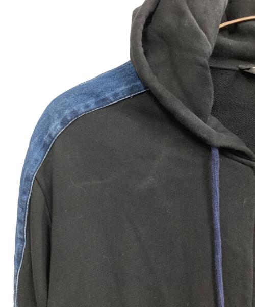 DIESEL（ディーゼル）DIESEL (ディーゼル) ジップパーカー ブラック サイズ:XXLの古着・服飾アイテム