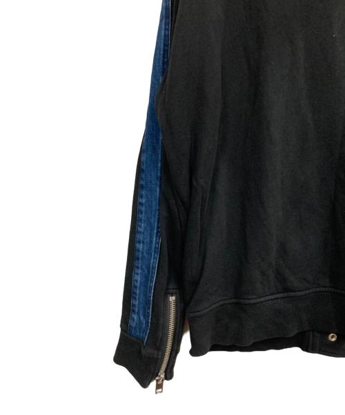 DIESEL（ディーゼル）DIESEL (ディーゼル) ジップパーカー ブラック サイズ:XXLの古着・服飾アイテム