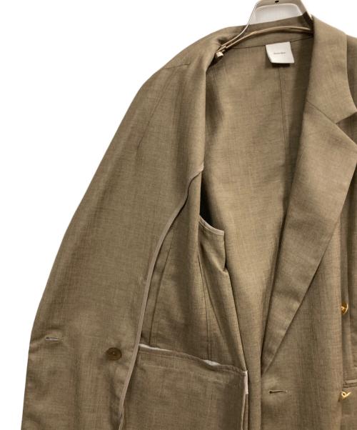 Spick and Span（スピック＆スパン）Spick and Span (スピック＆スパン) ドライクロスハーフスリーブジャケット ブラウン サイズ:38の古着・服飾アイテム