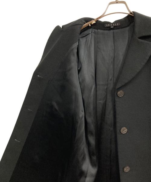 theory（セオリー）theory (セオリー) カシミヤコート ブラック サイズ:Sの古着・服飾アイテム