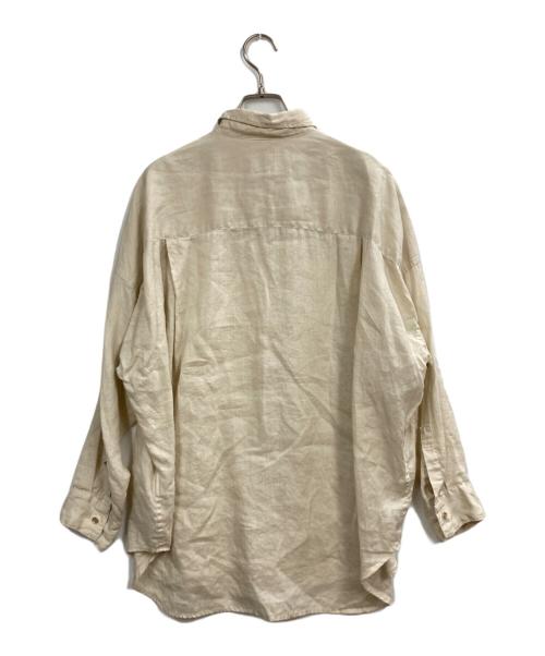 Spick and Span（スピック＆スパン）Spick and Span (スピック＆スパン) 80リネンカシュクールビッグシャツ ベージュ サイズ:記載なし（実寸サイズを参照ください）の古着・服飾アイテム