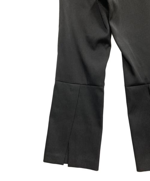 HYKE（ハイク）HYKE (ハイク) ダブルクロスパンツ ブラック サイズ:2の古着・服飾アイテム