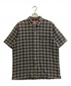 SUPREMEシュプリーム）の古着「22SS Plaid S/S Shirt」｜グレー