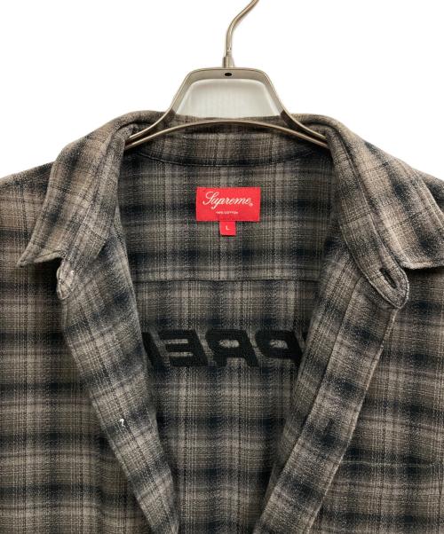 SUPREME（シュプリーム）SUPREME (シュプリーム) 22SS Plaid S/S Shirt グレー サイズ:Ⅼの古着・服飾アイテム