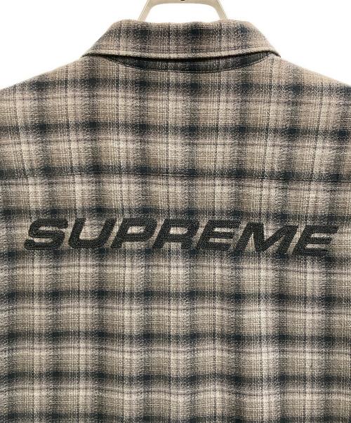 SUPREME（シュプリーム）SUPREME (シュプリーム) 22SS Plaid S/S Shirt グレー サイズ:Ⅼの古着・服飾アイテム
