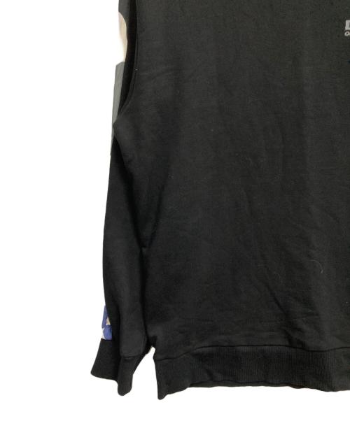 DIESEL（ディーゼル）DIESEL (ディーゼル) カモ柄ロゴスウェット ブラック サイズ:XLの古着・服飾アイテム