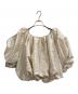 AMERI（アメリ）の古着「RIBBON LIKE BALLOON SHORT TOP」｜アイボリー
