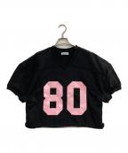 MAISON SPECIAL×mana yamamotoメゾンスペシャル×マナヤマモト）の古着「Numbering Rugby Sweat」｜ブラック